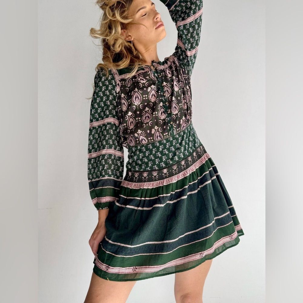 Sea New York Dark Green and Maroon Sailor Dress size 4